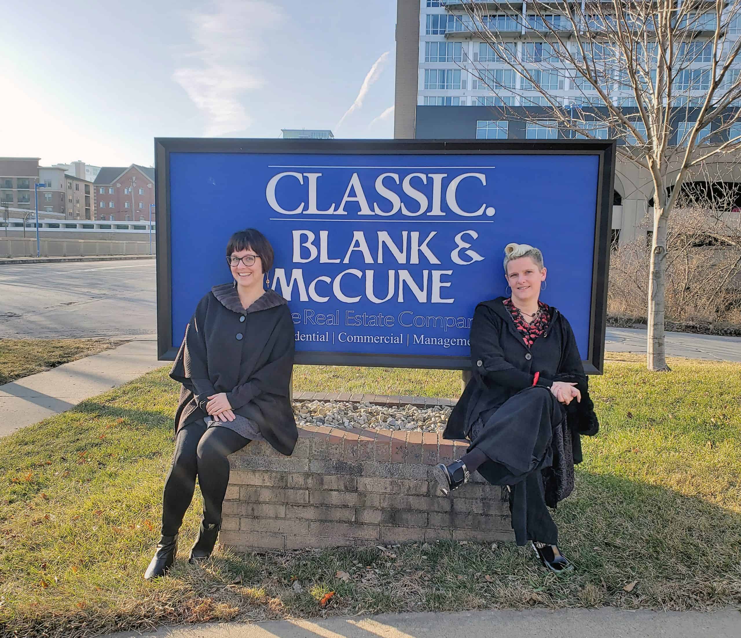 Promoting Phoebe and Allison arriving at Blank and McCune